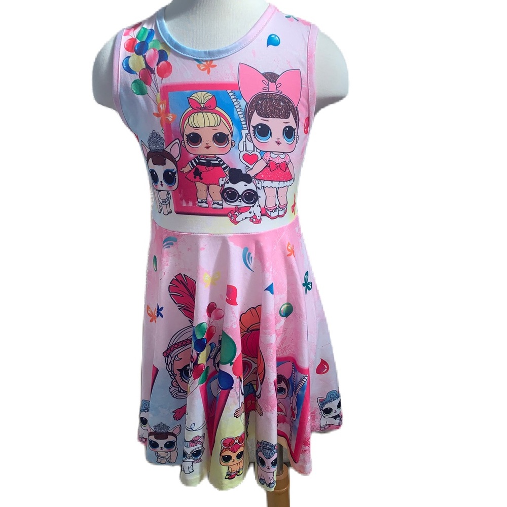 NWT Big Eyed Dolls Girls Party Dress Size 140 Cm/ US Girls Size 10